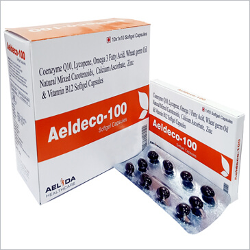  Aeldeco 100 - Coenzyme, lycopene, omega3 fatty acid Softgel