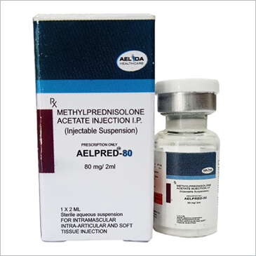  Aelpreg 80 - Methyleprednisolone Acetate Injection 