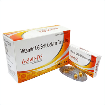  Aelvit - D3 - Vitamin D3 Softgel 