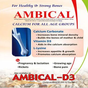  ambical of ambience pharma calcium for all age group  