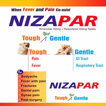  nizapar tablet nimusulide and paracetamol 