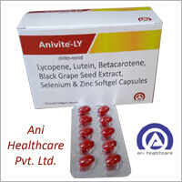 lycopene, lutein, betacarotene softgel of ani healthcare