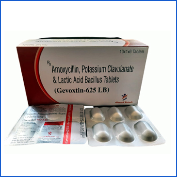  gevoxtin 625 lb - amoxycilling potassium clavilanate lactic capsule 