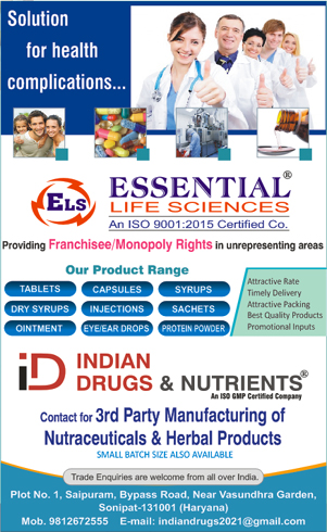 top nutraceuticals franchise company