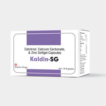 	calcitriol, calcium carbonate & zinc softgel capsule - kaldin sg	