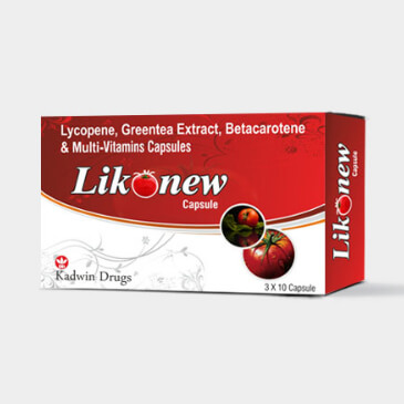 	lycopene, greentea extract, betacarotene & multivitamin capsule - likonew	