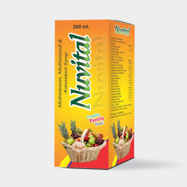 	multivitamin, multimineral & antioxidant syrup of kadwin drugs - Nuvital 	