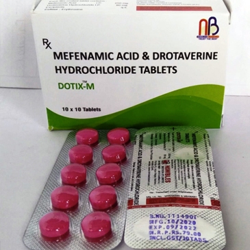 dotix-m - mefenamic acid & drotaverine hydrocloride tablets