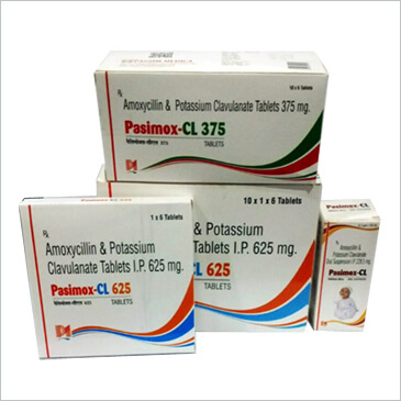	Amoxycillin & Potassium Clavulanate Tablets Pasimox CL	
