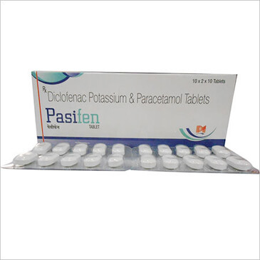 	Pasifen Tablet - Diclofenac Potassium Paracetamol Tablets	