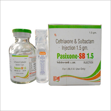 	Pasixone SB 1.5 - Ceftriaxone & Sulbactum Injection	