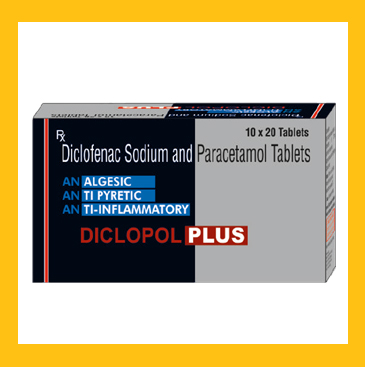 	diclofenac sodium paracetamol tablets of ppl healthcare	