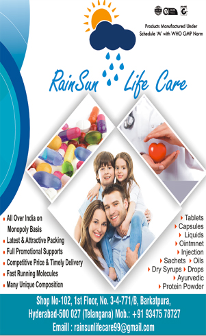 top ayurvedic franchise in hyderabad - Rainsun Lifecare