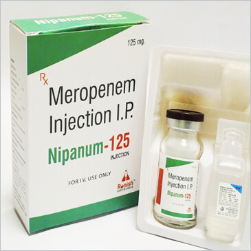 	Nipanum - 125 Injection - Meropenem Injection	