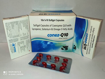 	conez-Q10 - coenzyme Q10 with lycopene, silenmium & omega 3 fatty acid	