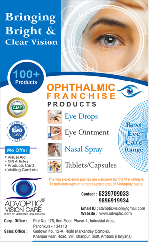 Best Ophthalmic Products For PCD Pharma Franchise in India