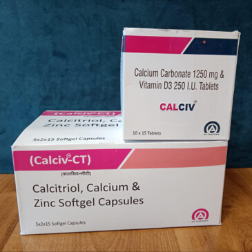 	calcitriol, calsium & zinc softgel capsule of ani healthcare	