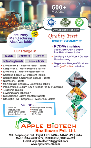 Top pharma manufacturer of Punjab