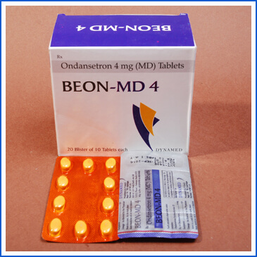  Ondesteron 4mg Tablet BEON MD4 of Dynamed Pharma 