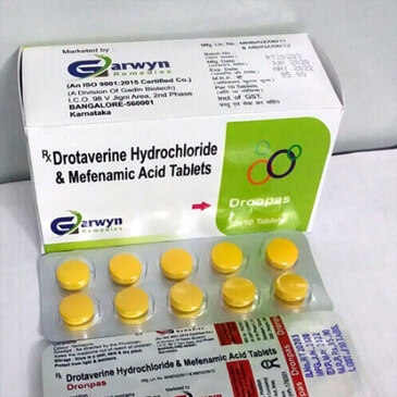 	Dronpas - Drotaverine Hydrochloride Mefenamic Acid Tablets	