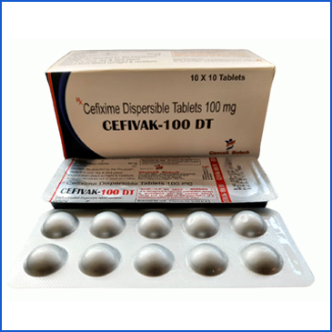  CEFIVAK-100DT - TABLET	CEFIXIME TRIHYDRATE-100DT  