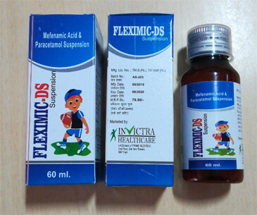 	Fleximic DS - Mefenamic Acid & Paracetamol Suspension	