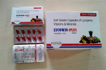 	Sofgel Capsule of Lycopene Vitamin & Mineral Lycowin Plus	