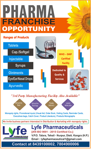 Top pharma pcd franchise in Himachal Pradesh Lyfe Pharmaceuticals