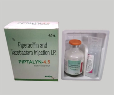 	Piperacillin & tazobactam injection - piptalyn 4.5	