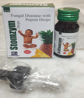 	fungal diastase with pepsin drops	