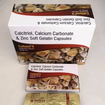 calsune-s softgel capsule - calcitriol, calcium and zinc 