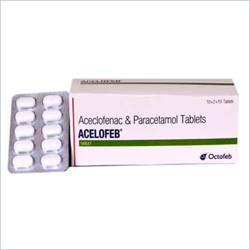 	Acelofeb - Aceclofenac and paracetamol tablet	