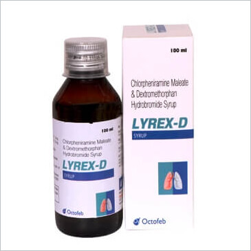 	Lyrex-D - Chlorphenramine Maleate, Dextrometharphan Hydrochloride Syrup	