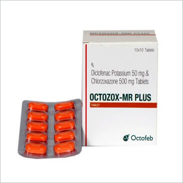 	Octozox - MR Plus - Diclofenac Potassium Chlorzoxazone Tablets	