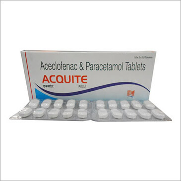 	Acuquite - Aceclofenac & Paracetamol Tablets	