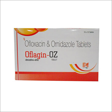 	Oflazin OZ - Ofloxacin & Ornidazole Tablets	