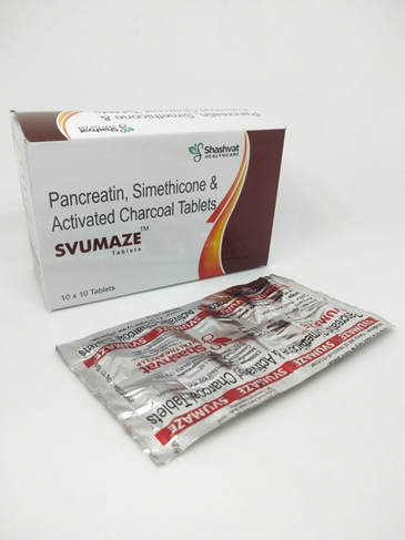  pancratin simethicone charcoal tablets 