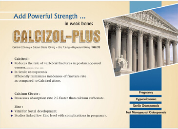  Calcizol Plus - Calcium Zinc Tablets