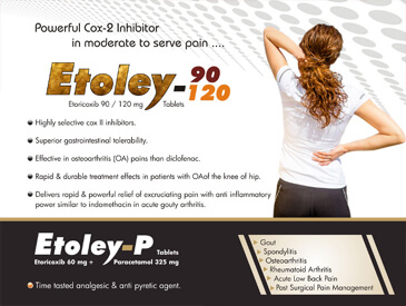  Etoley - Etorcoxib 90mg / 120mg Tablets 